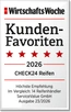 WirtschaftsWoche Kundenfavoriten 2026